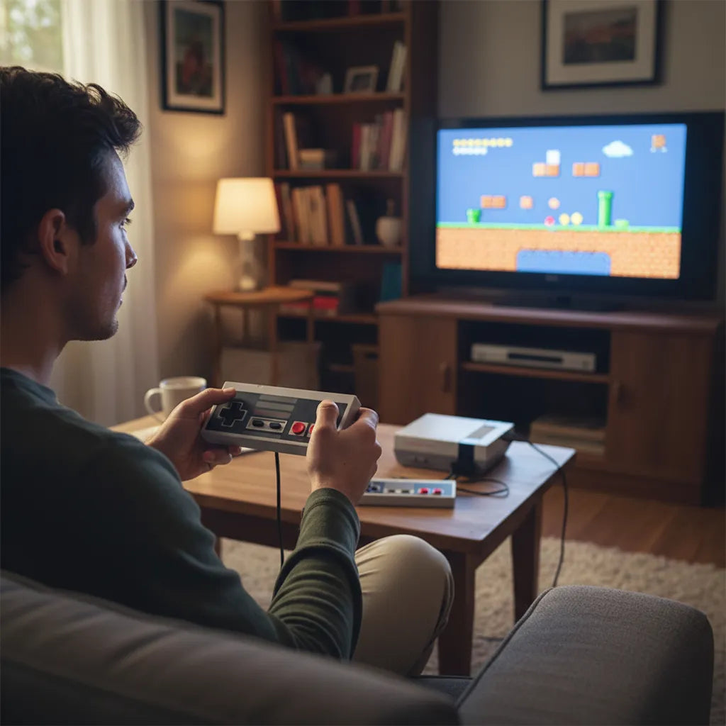 Mini Consola Retro 8-Bit con 620 Juegos y 2 Controles