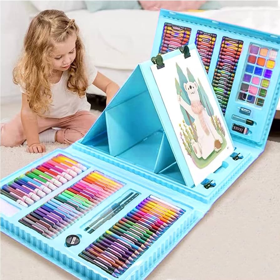 Maletín de Arte ColorKit con Atril – 208 Piezas