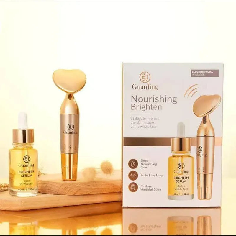 💎 Kit GuanJing: Sérum Facial + Masajeador Portátil