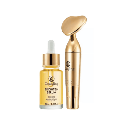 💎 Kit GuanJing: Sérum Facial + Masajeador Portátil
