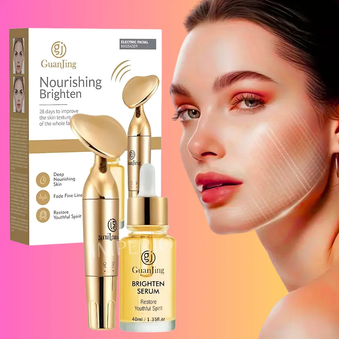 💎 Kit GuanJing: Sérum Facial + Masajeador Portátil