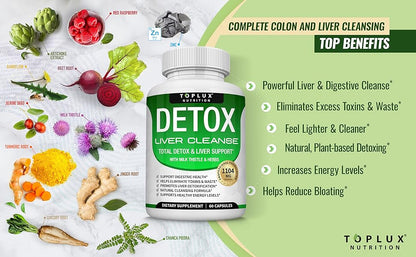 DETOX LIVER & CLEANSE 60 Capsulas