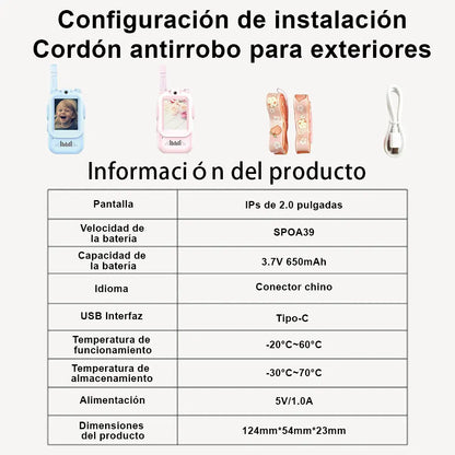 Video Walkie Talkies con Cámara y Pantalla – Set de 2