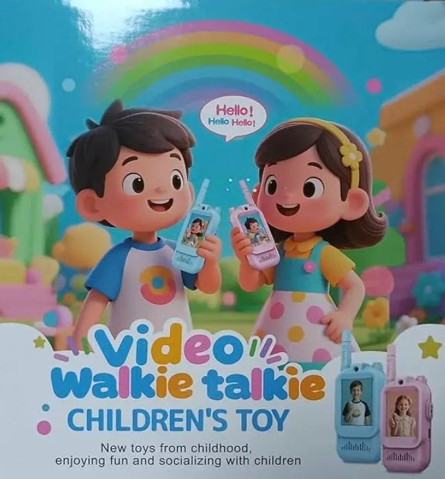 Video Walkie Talkies con Cámara y Pantalla – Set de 2