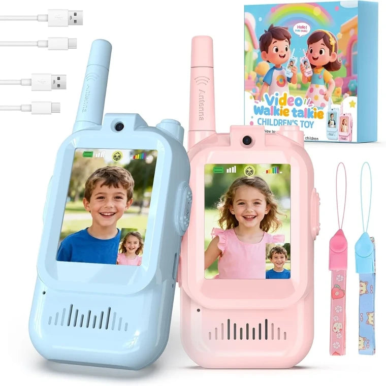 Video Walkie Talkies con Cámara y Pantalla – Set de 2