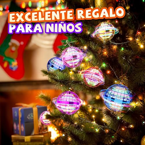 Spinner Bola Voladora LED Recargable USB – Efecto Boomerang