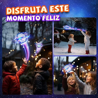 Spinner Bola Voladora LED Recargable USB – Efecto Boomerang