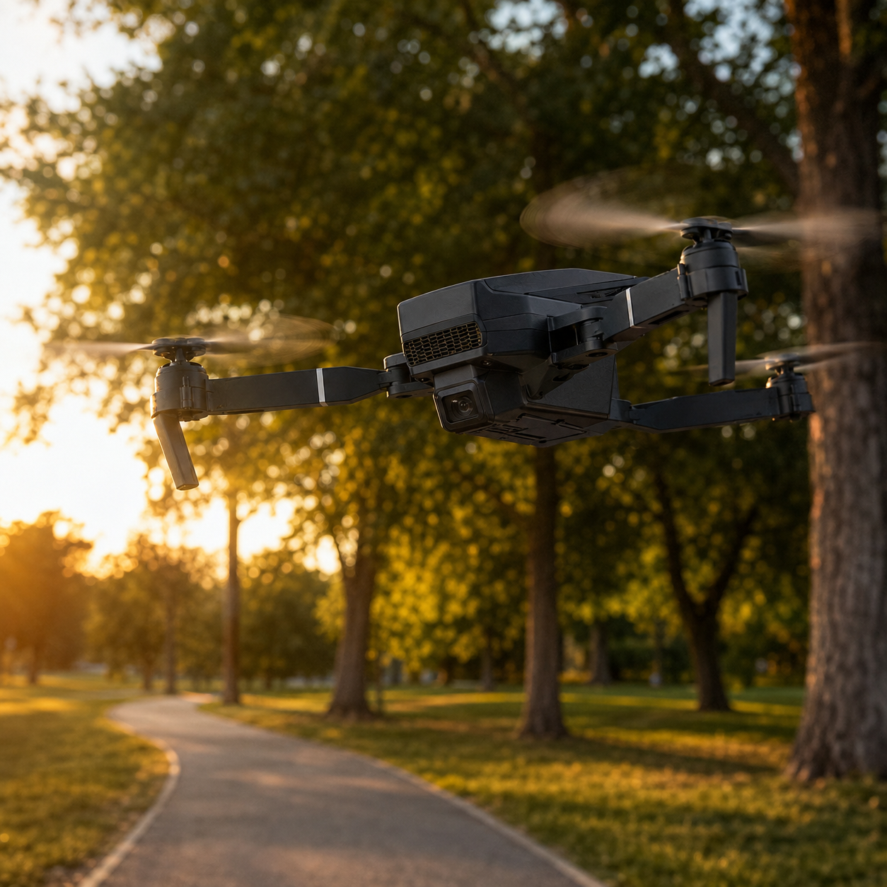 Dron Plegable Recargable con Cámara Wi-Fi y Control Remoto