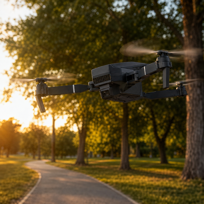 Dron Plegable Recargable con Cámara Wi-Fi y Control Remoto