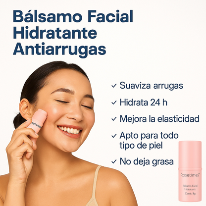 Bálsamo Facial Hidratante en Stick Rosetimes 8 g