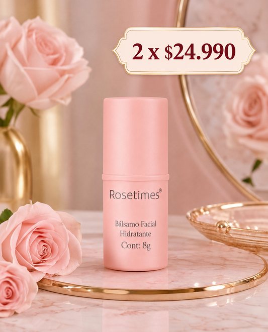 Bálsamo Facial Hidratante en Stick Rosetimes 8 g